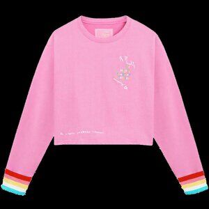 The Mighty Company The Sweatshirt in Pink Rainbow